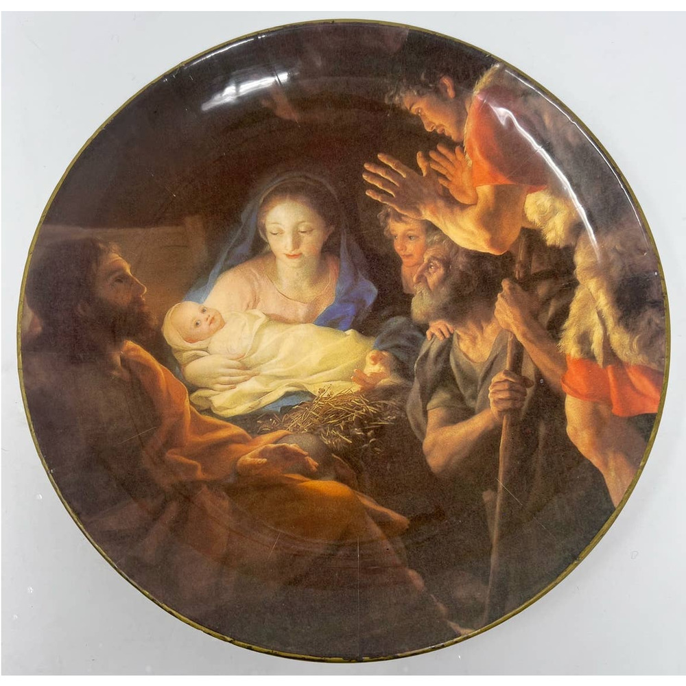 Nativity‎ Scene Collectors Plate 9"